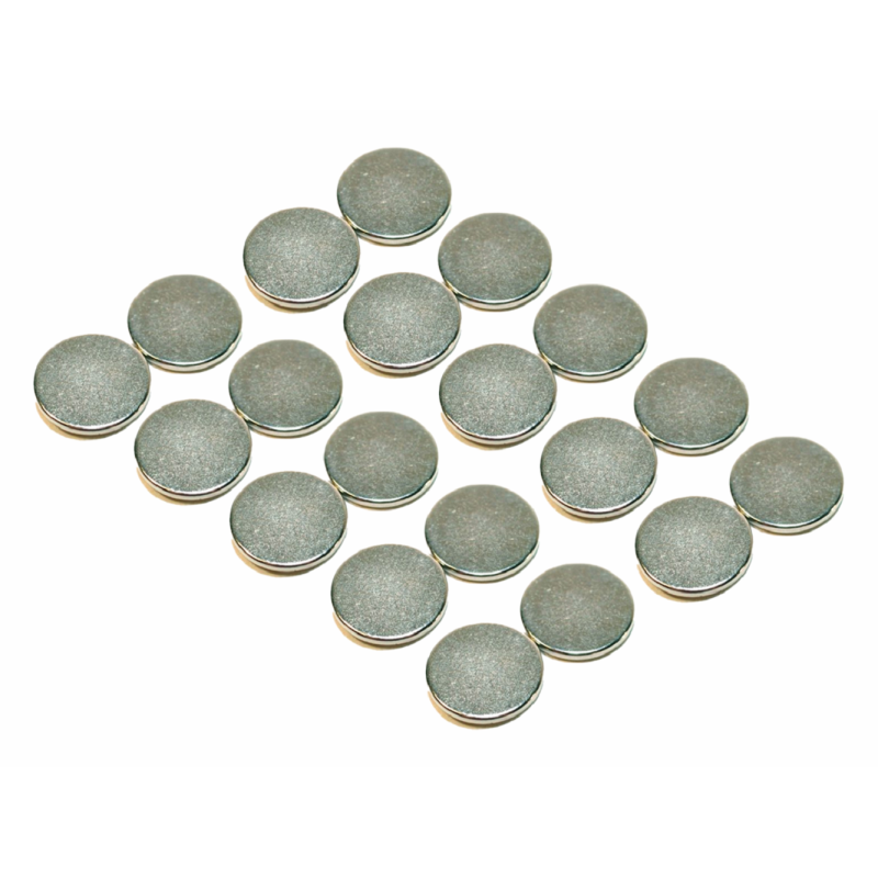 Dolls House 20 Magnetic Discs For Holding Lights, Pictures etc 1cm Wide