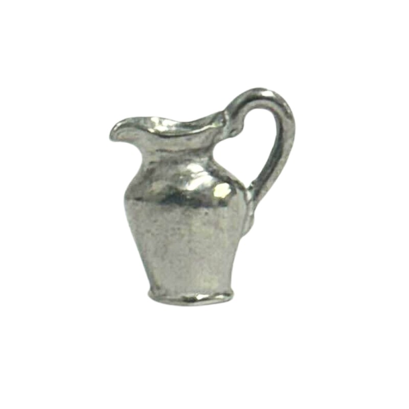 Ewer Water Jug Pewter 1:24 1/2in Scale Dolls House Miniature Accessory