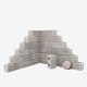 Dolls House Construct-a-Block 50 Concrete Blocks on Pallet Building Component