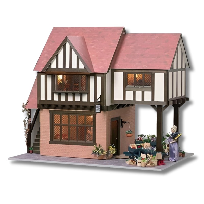 Stratford Bakery Tudor Dolls House Emporium Unpainted Flat Pack Kit 1:12 Scale