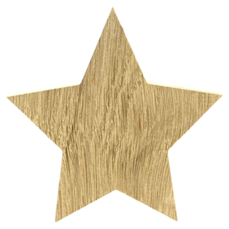 12cm DIY Star Wooden Ornament Christmas Shape Craft Blank Unfinished Piece Home Decor Gift Creative Blank Free Standing Decoration