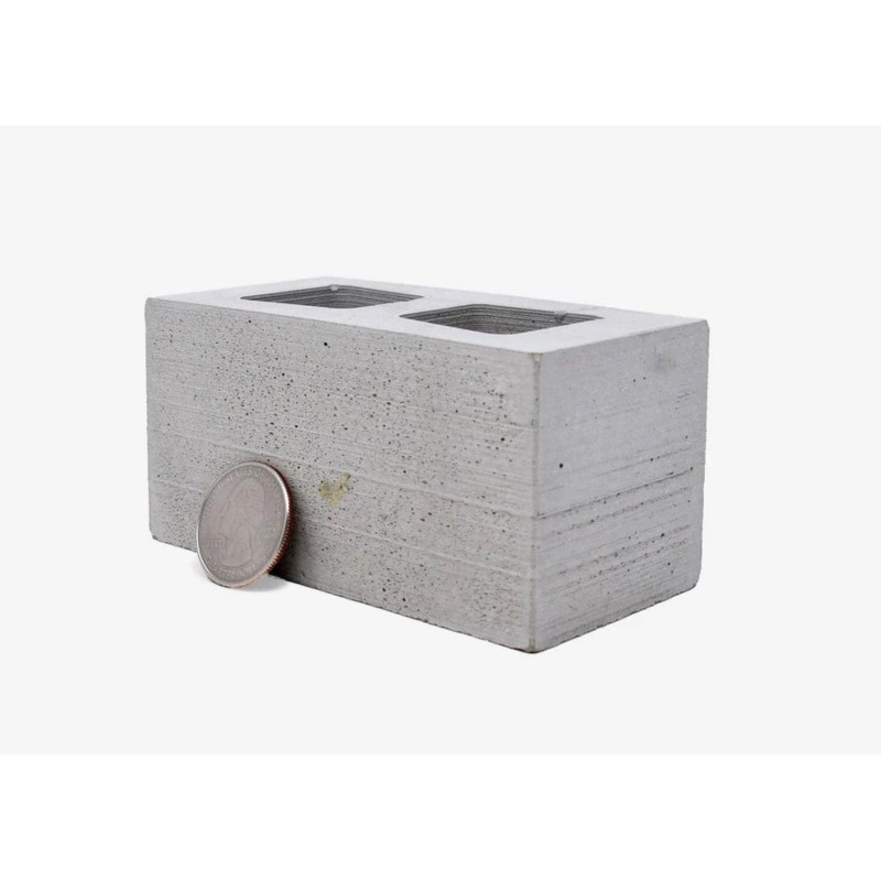 Miniature Breeze Block 1:4 Scale Cement Cinder Brick Dolls House Building Supply