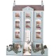 The Classical House & Basement Dolls House Emporium Unpainted Flat Pack Kit 1:12