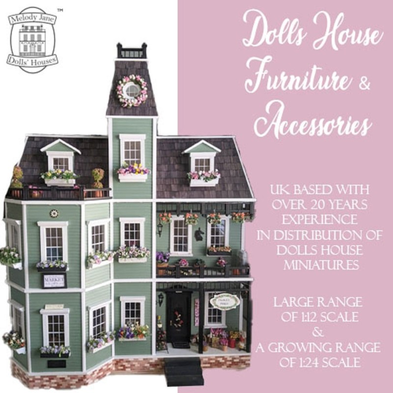 Christmas Advent Calendar Countdown Dolls House Miniature Accessory 1:12 Scale