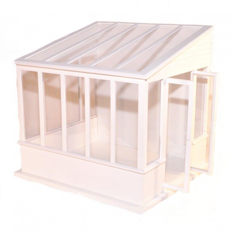 Dolls House Emporium Greenhouse Conservatory Painted White 1:12 Scale Kit