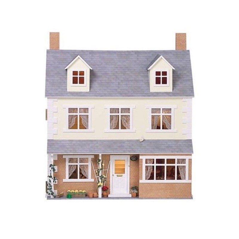 Springwood Cottage Dolls House Emporium Unpainted Flat Pack Kit 1:12 Scale