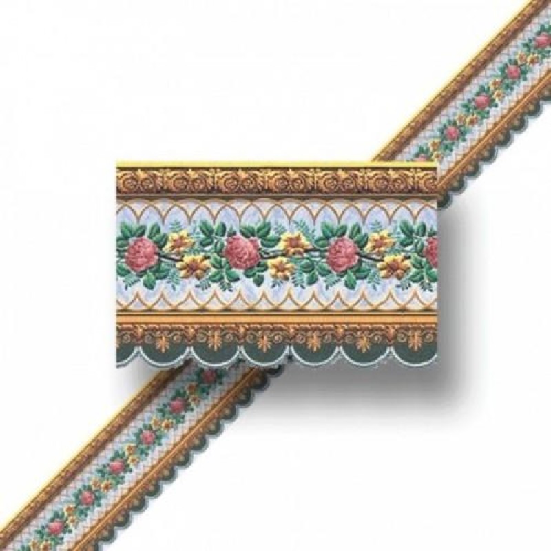 Dolls House Wallpaper Border Miniature Print 1:24 Scale 1/2in Half Inch 24601