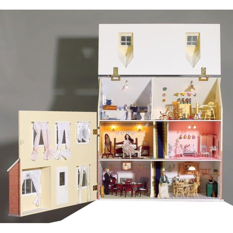 Springwood Cottage Dolls House Emporium Unpainted Flat Pack Kit 1:12 Scale