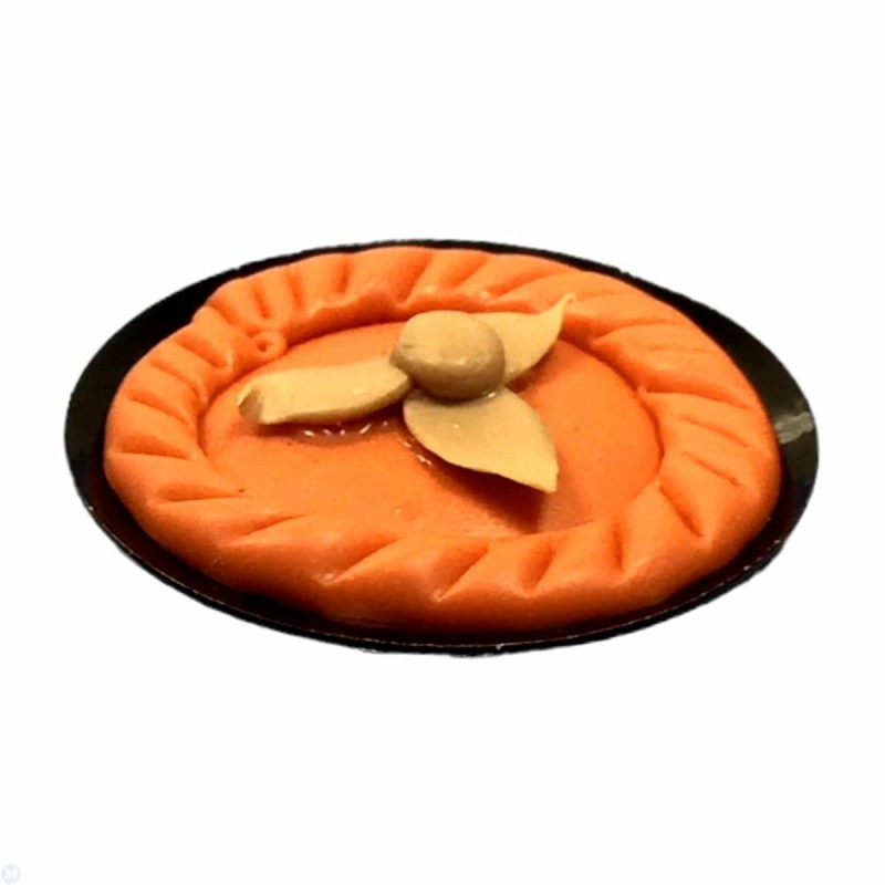 Dolls House Pumpkin Pie Halloween Flan Thanksgiving Food Festive Party Treat