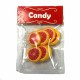 Dolls House Packet of Orange Slices Christmas Halloween Sweet Shop Candy Store