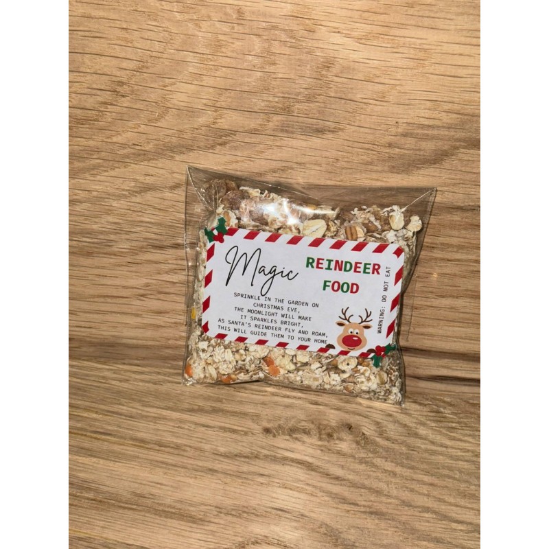 Santa's Magical Reindeer Food Christmas Eve Box Filler Santas Sleigh Scatter Pack Kids Xmas Santa Plate