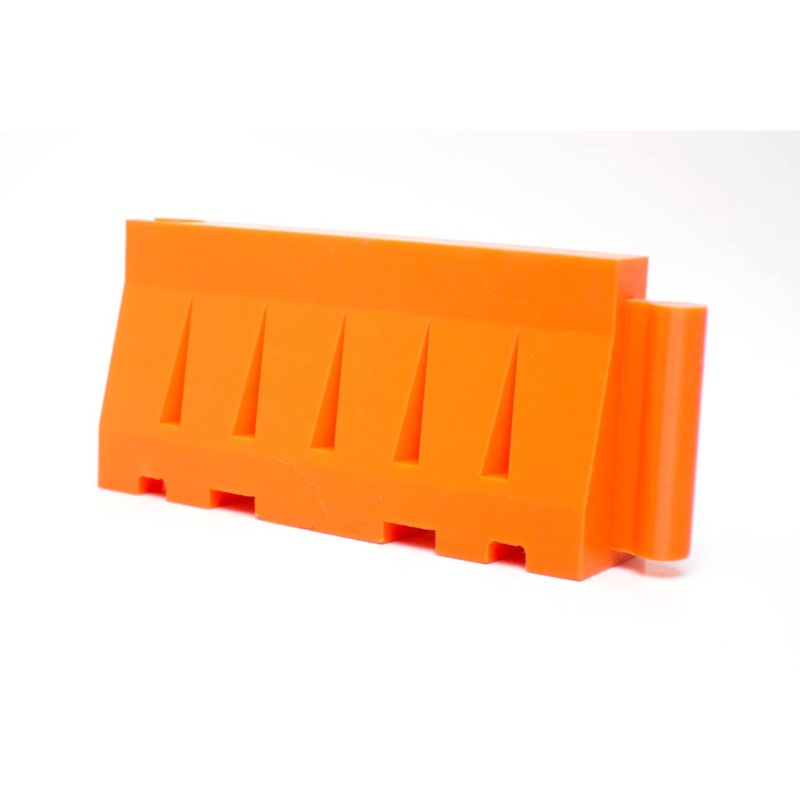 Interlocking Orange Barricade 1:12 Scale Construction Road Works Raceway Scenes