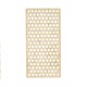 Window Lattice Flower Pattern Laser Cut Wood Dolls House Miniature 1:12 Scale