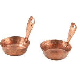 Large Copper Cooking Pot for 12th Scale Dolls House 