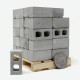 Dolls House 50 Breeze Blocks on Pallet Concrete Classic Cinder Building Supplies