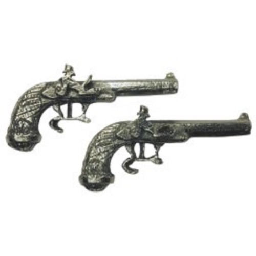 Dollhouse Flintlock Pistol & Bayonet Wartime Gun Ornamental Accessory