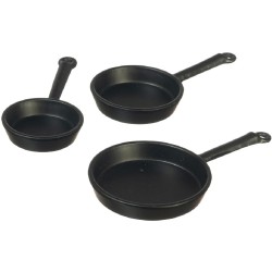 1:12 Scale Miniature Dollhouse Kitchen Accessory Cookware Pots and Pans –  Melvin's Miniatures