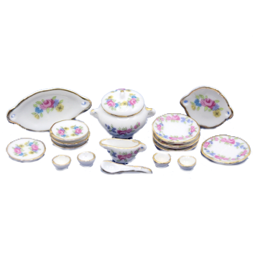 Dolls house hot sale dinner set