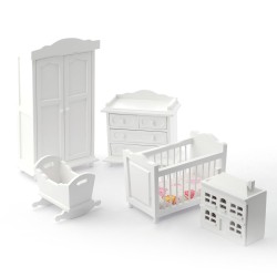 Dollhouse nursery sales furniture