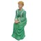 Dolls House People Victorian Lady in Green Sitting Resin Figure