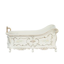 Melody Jane Dollhouse Victorian Bathroom Sink Unit White Hand