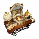 Dolls House Cosmetic Dressing Table & Accessories Reutter Bedroom Furniture 1:12