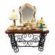 Dolls House Cosmetic Dressing Table & Accessories Reutter Bedroom Furniture 1:12