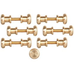 Dolls House Small Brass Butt Hinges Miniature Fixtures & Fittings DIY  Accessory