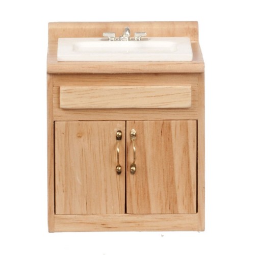 Modern Light Oak Sink Unit w Mixer Tap Kitchen Furniture | Town Square ...